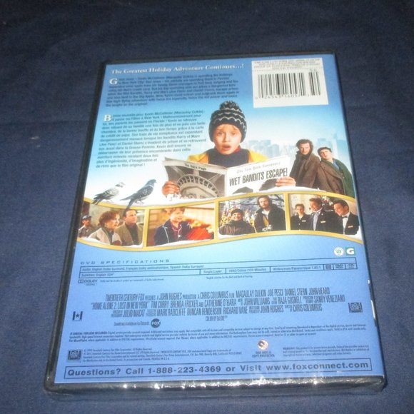 Home Alone 2: Lost in New York (DVD, 1999) (unopened) - Picture 3 of 3